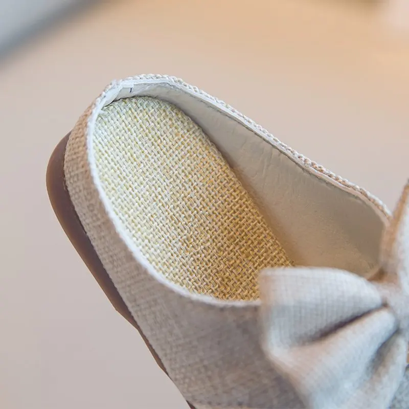 Тапочки с бантиком для девочек 2020 модные летние новые детские тапочки из