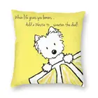 Life Lemons Westie Чехол-Подушка для собаки домашний декор West Highland White Terrier диванная подушка для автомобиля двусторонняя печать