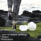 Aohaolee Силиконовые чехлы на высоких шпильках, противоскользящие женские блестящие Чехлы для свадеб и вечеринок на открытом воздухе