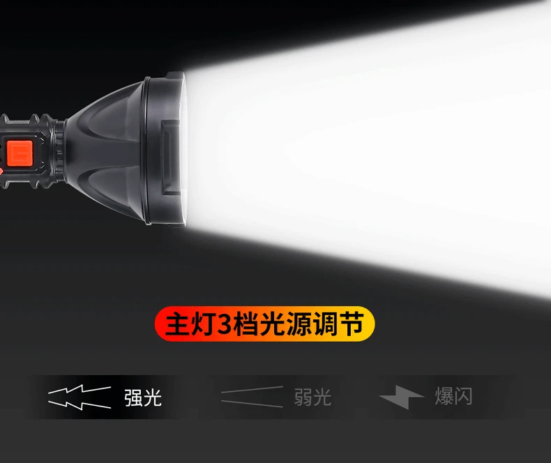Pocketman High Power COB LED Flashlight Built-in Battery Torch USB Rechargeable Waterproof Hand Light | Лампы и освещение