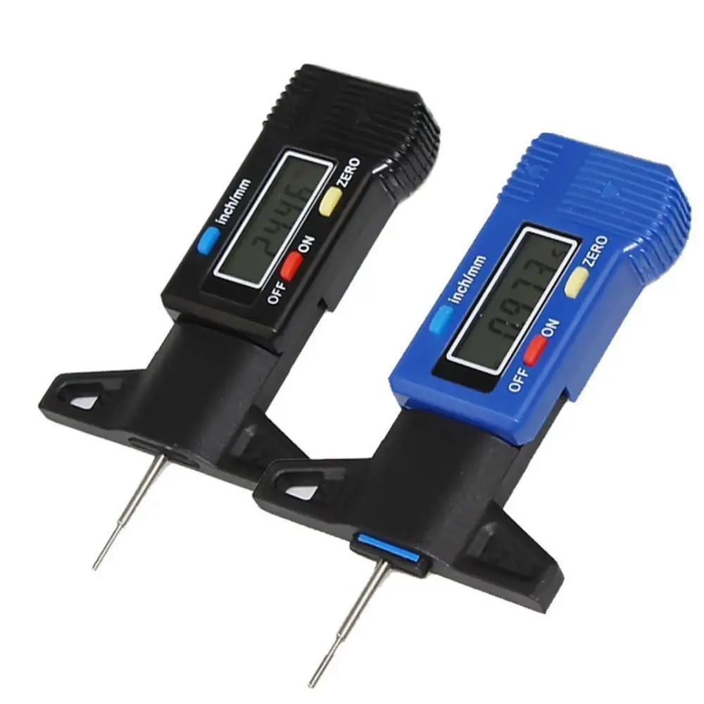 Черный автошины датчик измеритель ЖК дисплей Дисплей протектора проверки