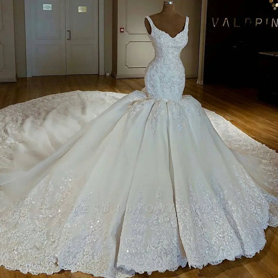 Big Ball Gown Long Wedding Dresses Sexy Zipper Back Bride for Vestidos De Novia Hot | Свадьбы и торжества