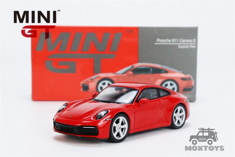 

MINIGT 1:64 911 (992) Carrera S Guards Red Diecast Model Car