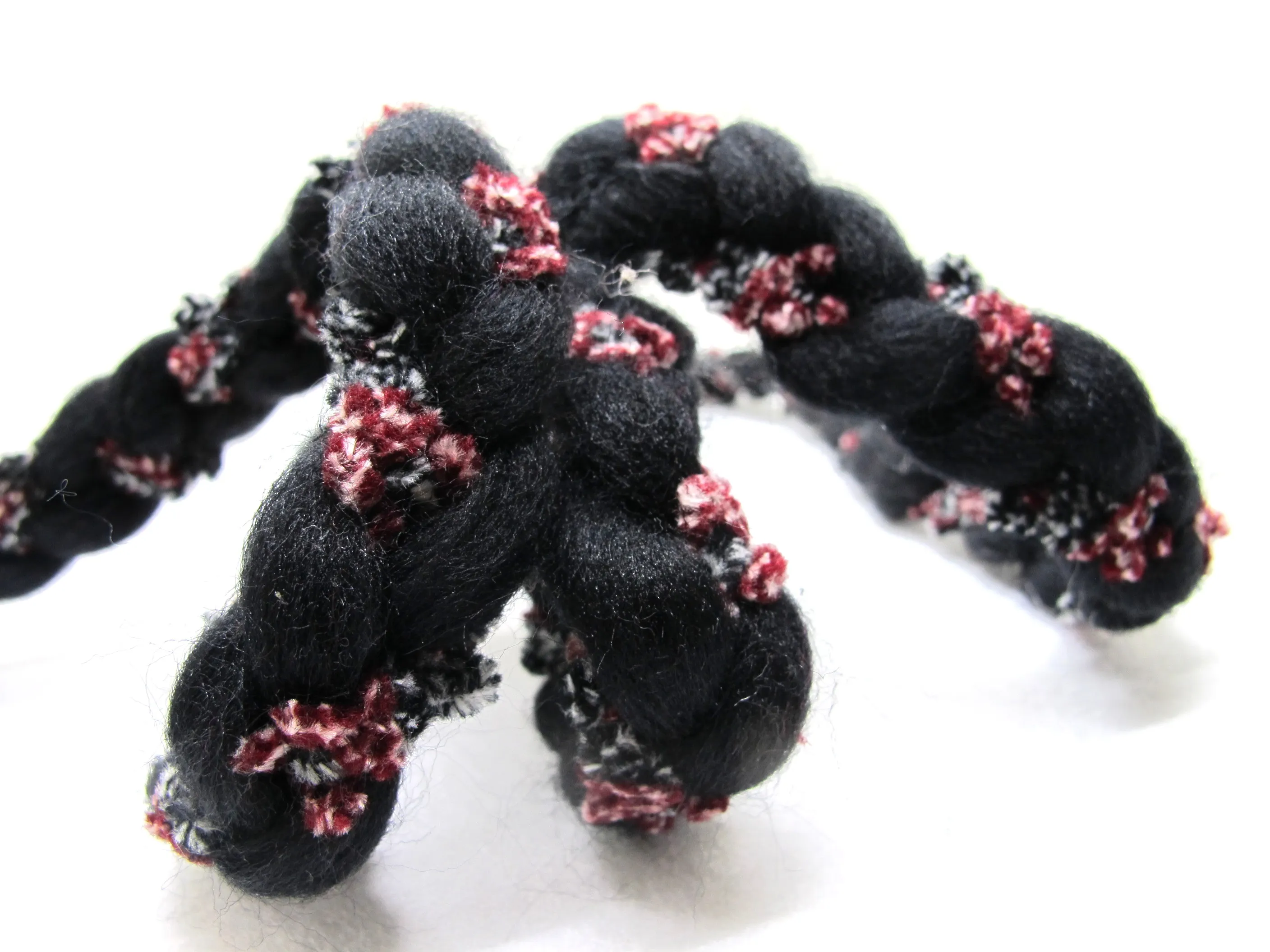 Пряжа из синели 18 мм ручная плетеная лента отделка цветов в виде скрученной косы