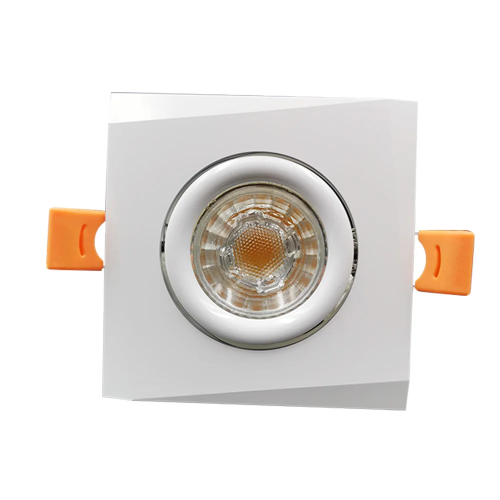 Квадратный потолочный встраиваемый светильник с регулируемой светодиодной