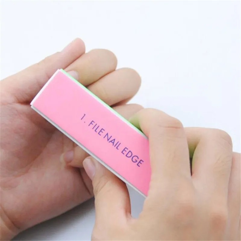 

Nail Art Buffer Files Pedicure Manicure 4 Sides Sponge Polishing Sanding Buffing Tools With Gel Remove Edge Nail Art Tool D041