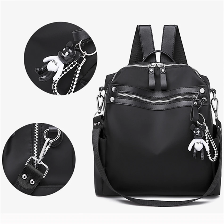 

Ladies Small Backpacks Multifunction Travel Bags For Women Backpack Female 2021 New High Quality Shoulder Bag Sac A Dos
