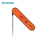 Электронный термометр Inkbird для мгновенного считывания мяса, водонепроницаемый перезаряжаемый термометр со складным щупом для гриля и глубокой обжарки