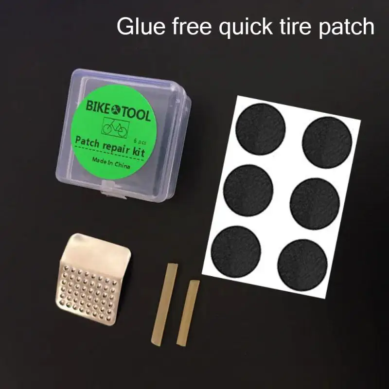 

Mountain Bike Repair Tools Cycling Flat Repair Rubber Patch Glue Motorcycle Multi Emergency Tire Repair Kit Bike Accessories