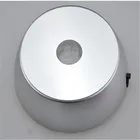 Светодиодные КрасочныеБелое основание светильник Лазерная вращающаяся электрическая с украшением в виде кристаллов Дисплей подставка держатель с стекляные прозрачные объекты