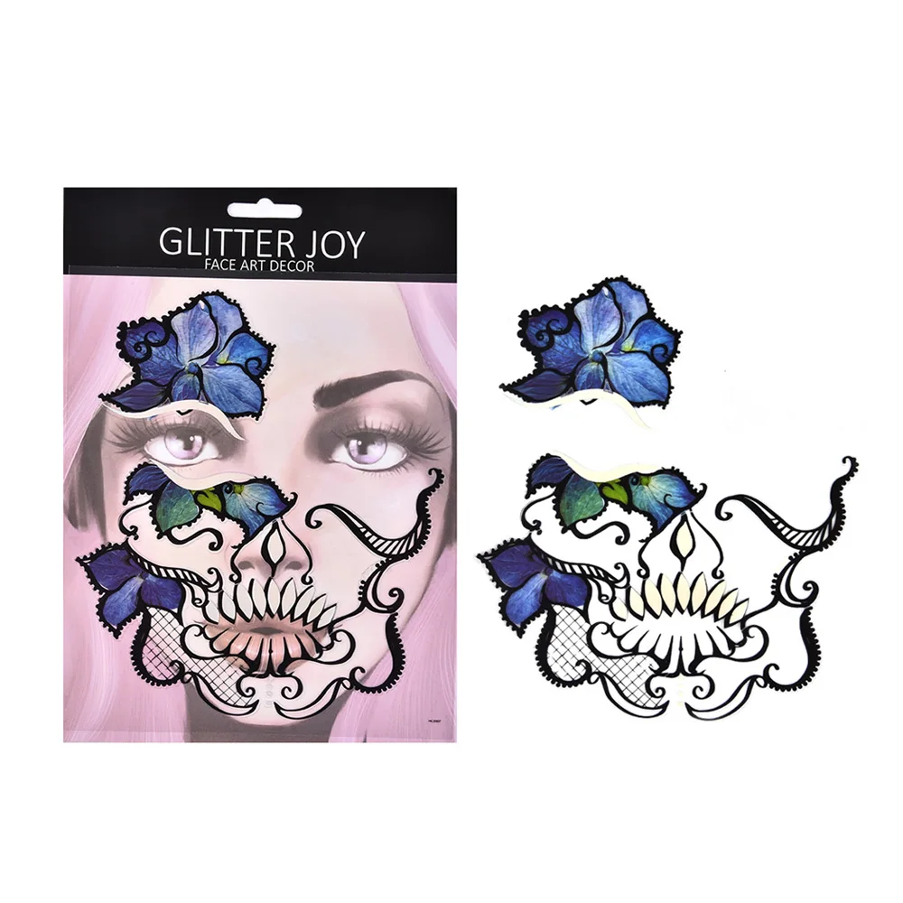 

Makeup Eye Sticker 3D Realistic Non-toxic Sexy Face Facial Temporary Tattoo Party Holiday Helloween Stickers Paint Decorations