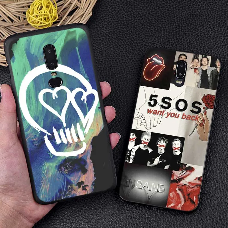 Летняя музыкальная крышка 5 sos для oneplus one plus 7 pro 7t 6 6t 5t Прозрачный мягкий