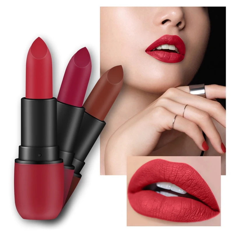 Velvet Matte Lipstick Lasting Moisturizing Waterproof Beauty Cosmetic Non-stick Cup Lip Makeup |