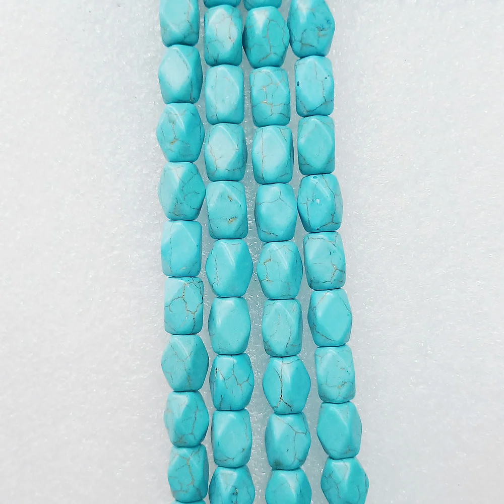 Восьмиугольный бисер из натурального камня 8 18 мм полудрагоценные камни