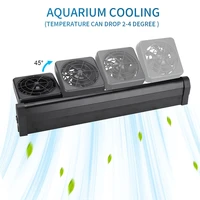 12v aquarium automatic temperature control fan tank cooling aquarium fan water cooling mute aquarium chiller fish tank