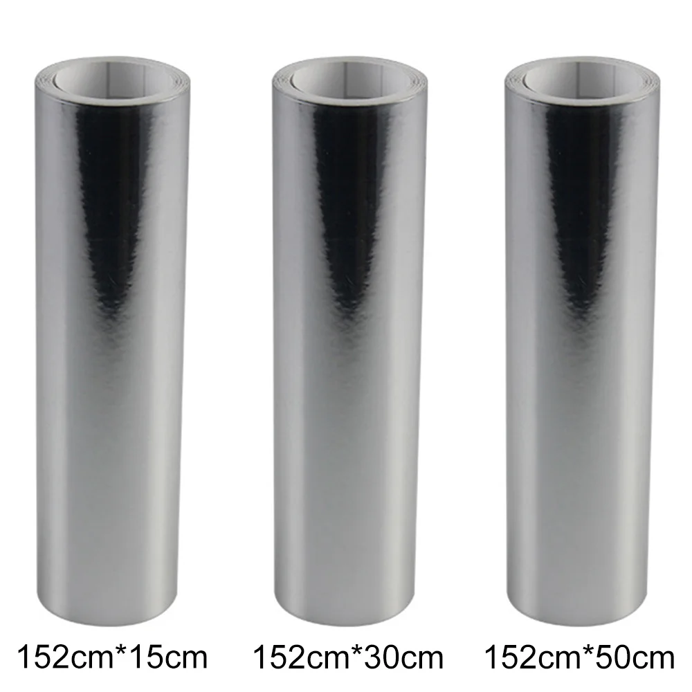 Новая Гальваническая серебряная пленка автомобиля боковое окно фольги