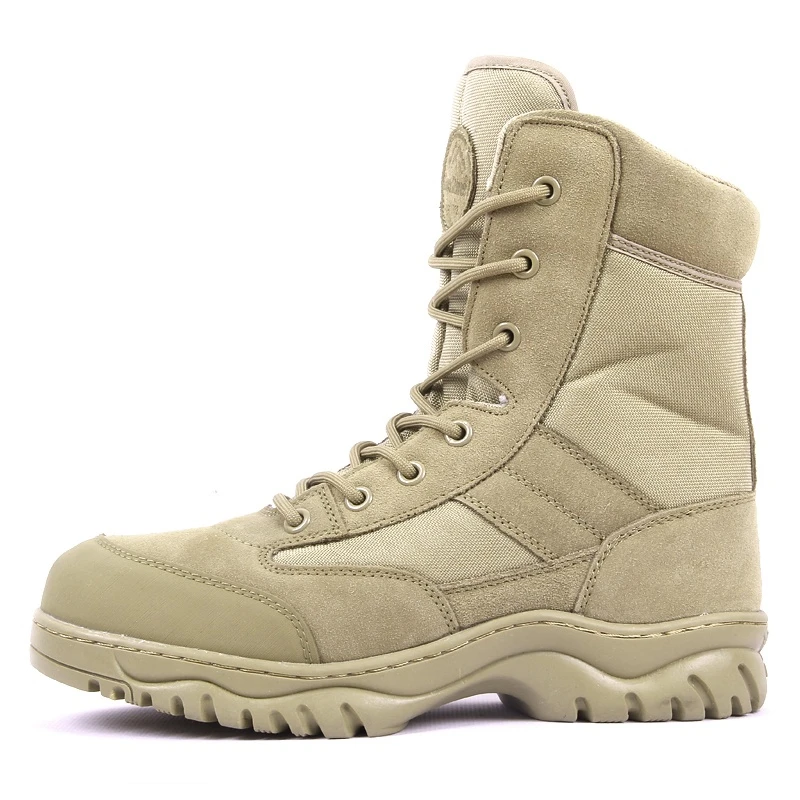 Unisex High Top Military Tactical Boots Men Leather Outdoor Waterproof Hunting Boots Women High Quality Camo Desert Magnum Boots