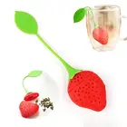 12 шт. клубника Чай заварки нетоксичный силиконовая форма в виде клубники Чай заварки Чай сумка Чай горшок аксессуар прочный Кухня расходные материалы