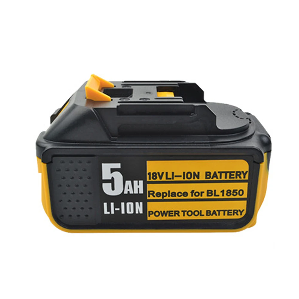 2x новейший литий-ионный аккумулятор 18 в 5 Ач для аккумулятора Makita BL1860 BL1850 BL1830 BL1840