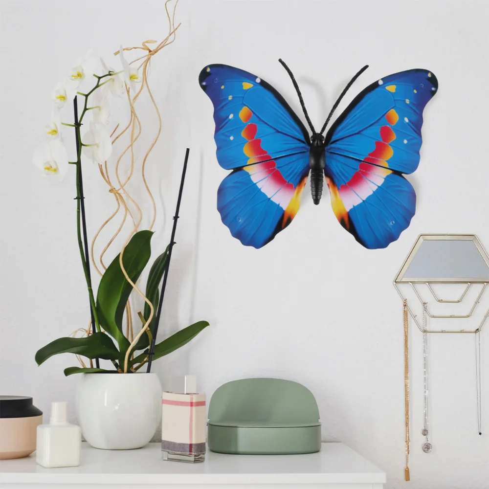 

3D Realistic Butterflies Wall Art Decals Removable Double Wing Magnetic Decor