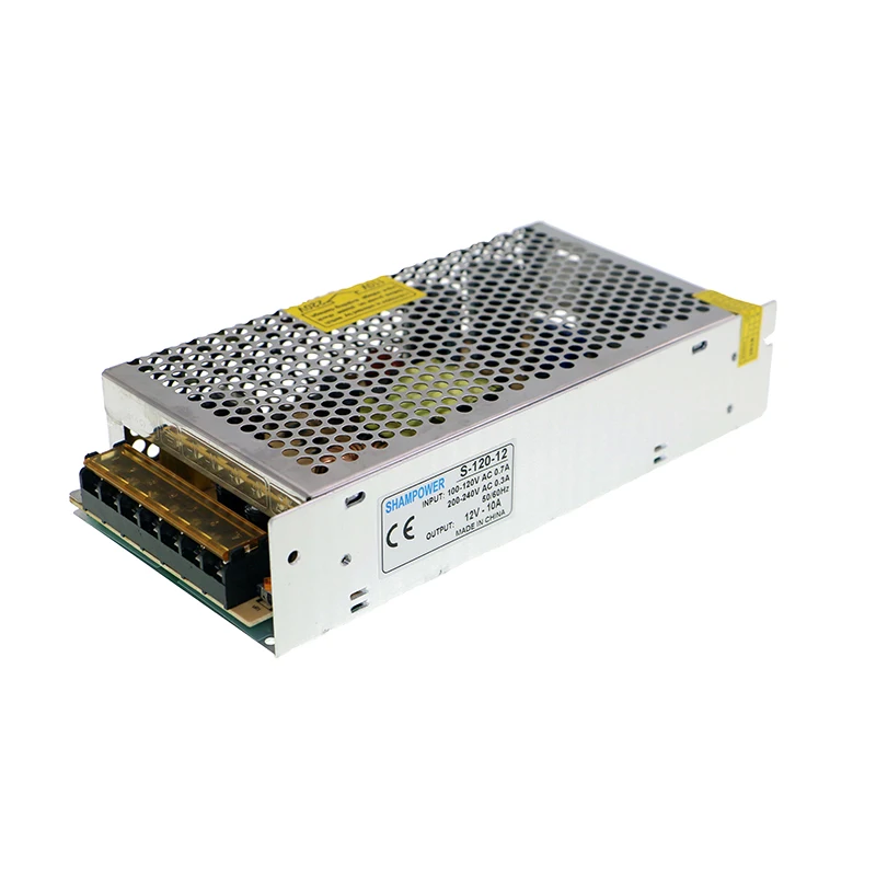 SHAMPOWER импульсный источник питания AC110V/220 V к DC12V1A 2A 5A 10A 15A 20A 30A 10 Вт 24 60 240 360