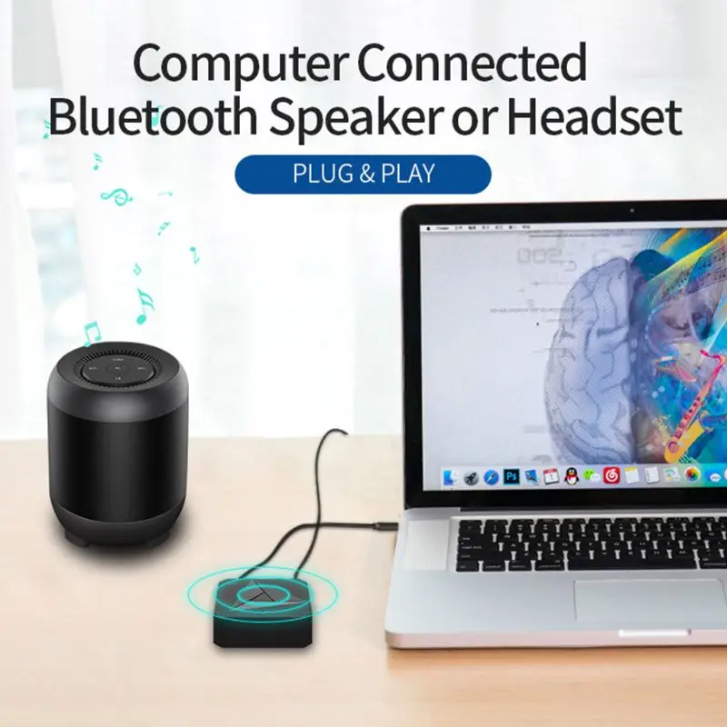 Новый Настольный Bluetooth-приемник NFC BT передатчик Bluetooth 5 0 3 мм AUX разъем RCA |