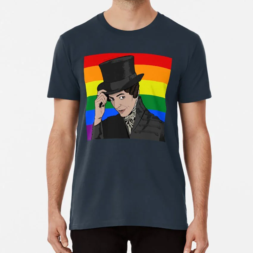 Gentleman Jack Pride T shirt gentleman jack pride lgbt rainbow Oversized Asian Size S~5XL |