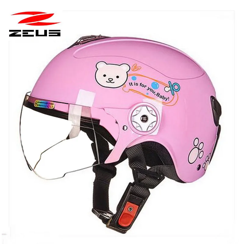 Мотоциклетный велосипедный шлем ZEUS для мальчиков и девочек аксессуары самоката