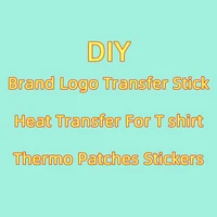 brand logo shoes iron on transfers for clothing thermoadhesive patches brand heat thermal transfer stickers for clothes applique