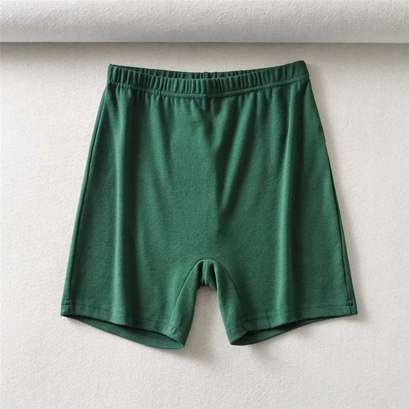 

Spring and summer new style street casual solid color wild tight bottoming shorts women, sexy elastic high-waist shorts women