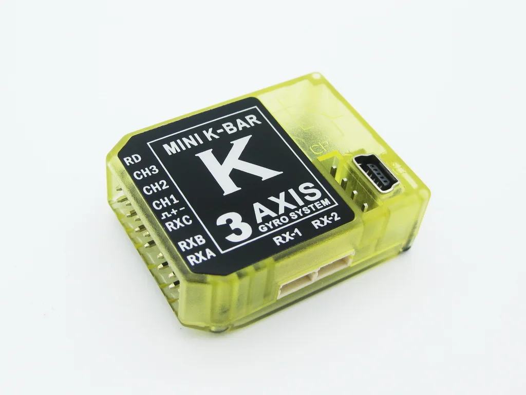 

Kbar K8 V2 Three-axis Gyroscope 3 Axis Gyro Flybarless System For Mikado Vbar Align T-rex Toy Sports