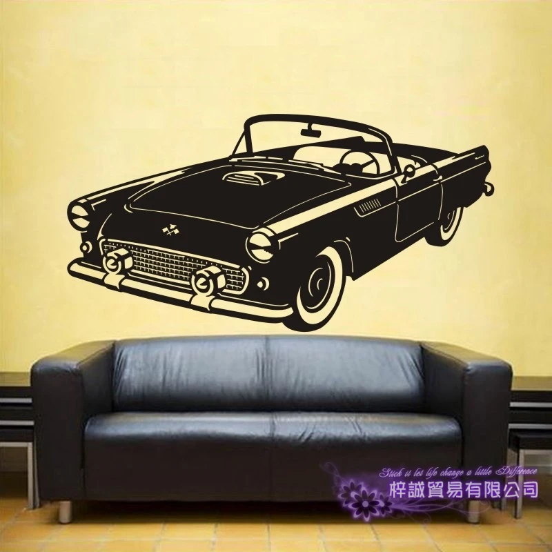 

Car Sticker Vehicle Decal Classic Cars Posters Vinyl Wall Decals Pegatina Quadro Parede Decor Mural Car Sticker