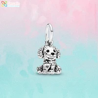 smuxin 925 sterling silver beads poodle puppy dog dangle charms fit original pandora bracelets for women jewelry making gift