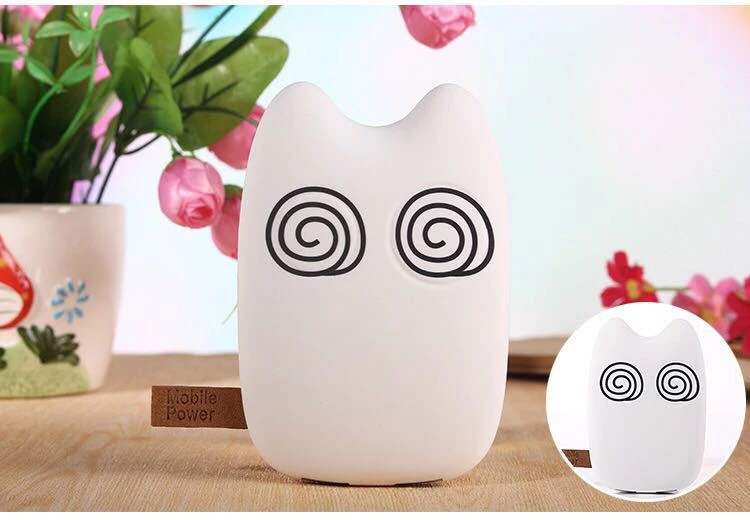 Модное милое мультяшное зарядное устройство портативное 12000 мАч портативная