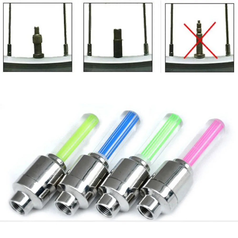 2 шт. велосипедный автомобиль мотоцикл колесо шины клапан крышка вспышка