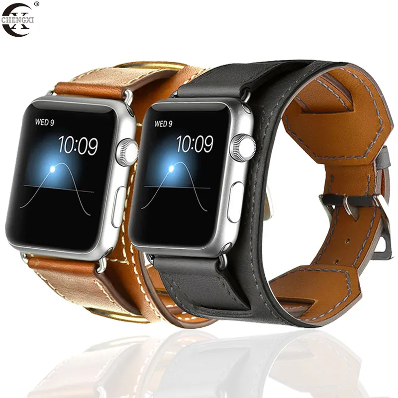 Кожаный ремешок для Apple Watch уникальный дизайн современный и популярный 42 мм 38 40 44