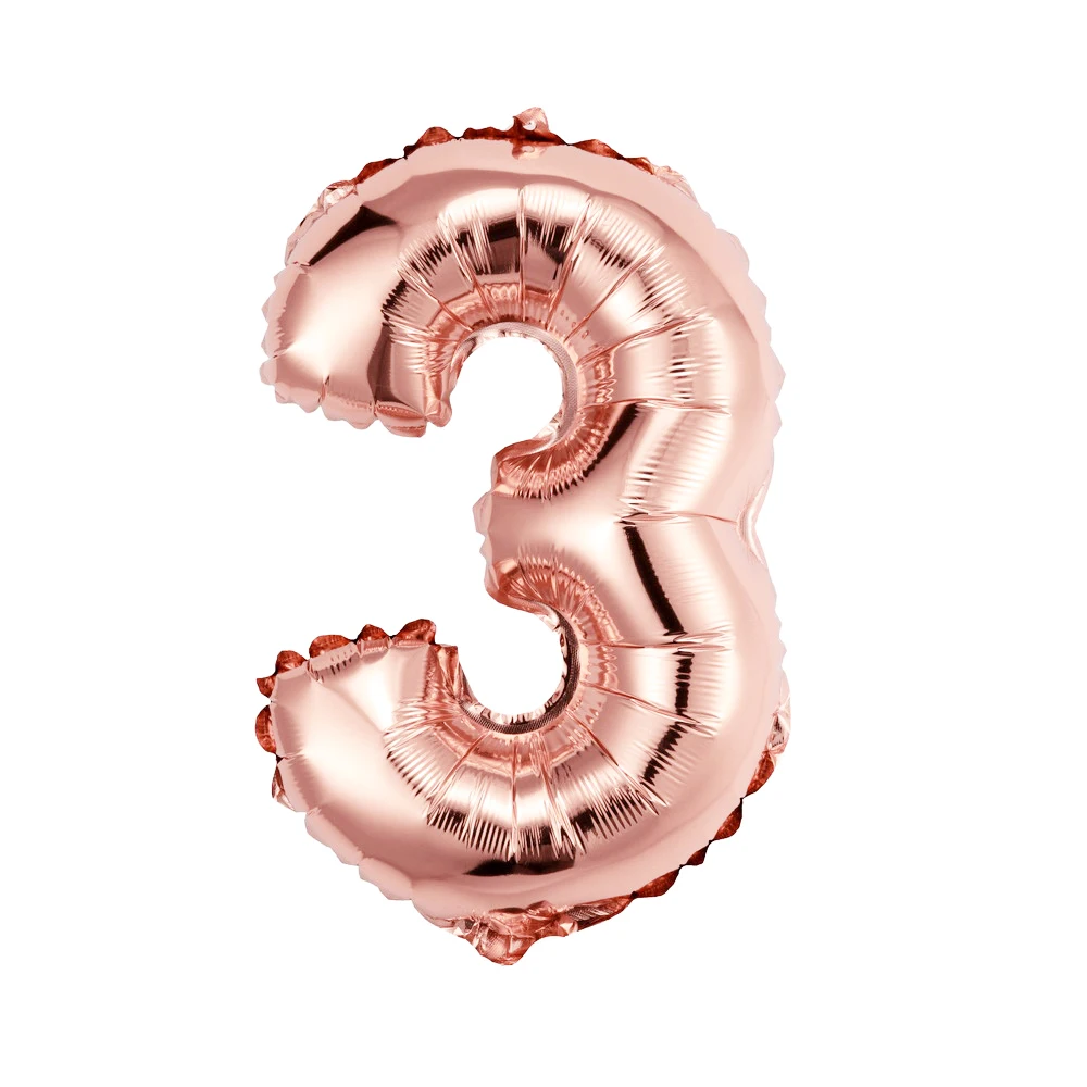 CARRYWON Ballons16 дюймов золотое серебряное число фольгированных шаров цифра воздушный шар День рождения свадьбы украшения день рождения шар - Цвет: Флуоресцентный желтый