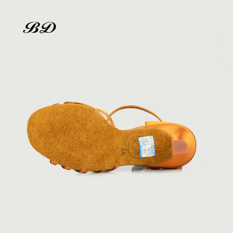 Женские туфли для латиноамериканских танцев BD 210 оригинальные прочные с мягкой