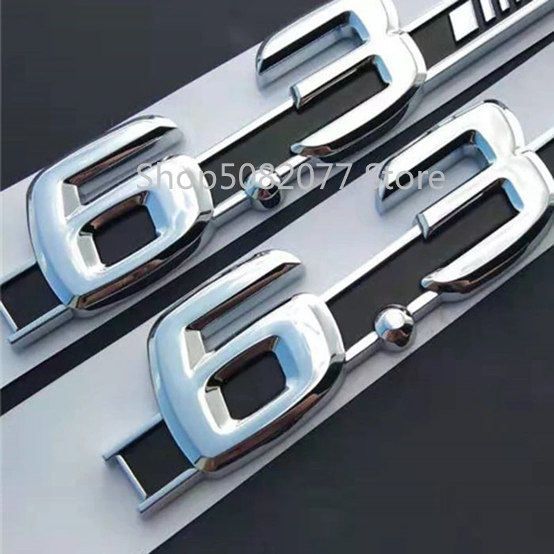 Эмблема для крыльев Mercedes Benz 6 3 AMG W203 W204 W205 C63 Before 2013 хромированная матовая Черная |