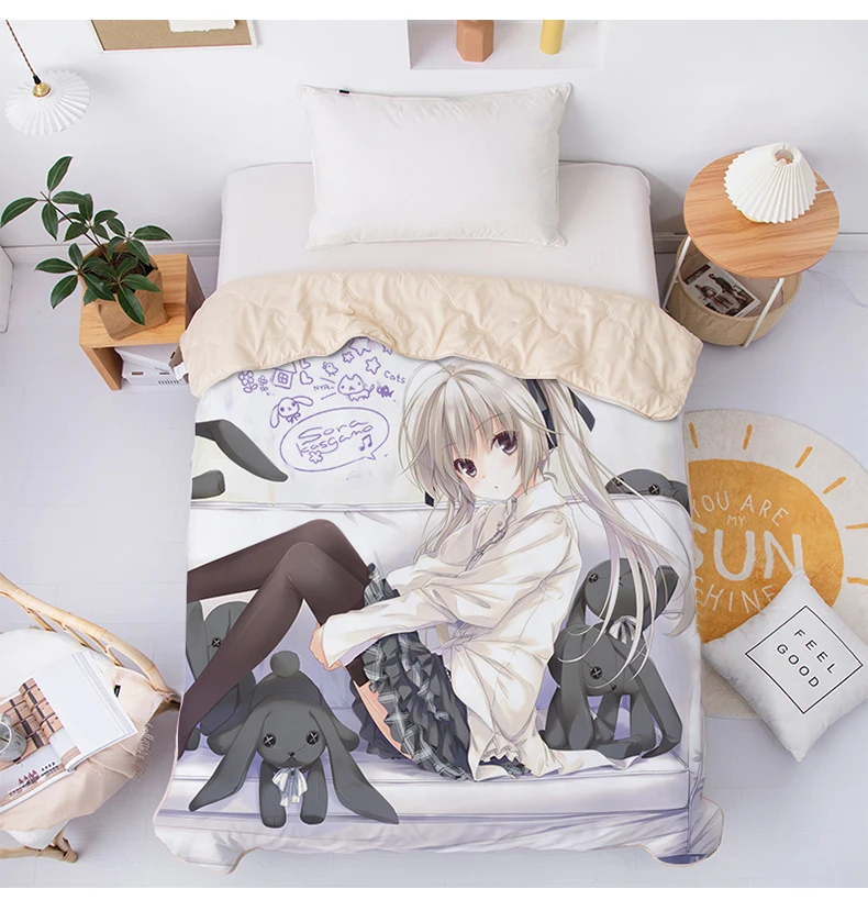 

Kasuga Wild Dome Anime Summer Cool Quilt Second element belle Fate of Space Air Conditioner Quilt Cartoon Thin Quilt