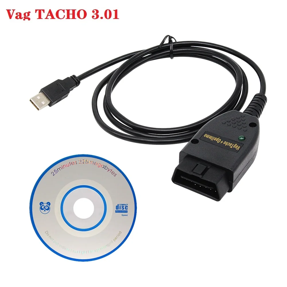 Диагностический инструмент EEPROM Immo PIN кабель для коррекции пробега VAG 3 01 USB Vag Tacho O