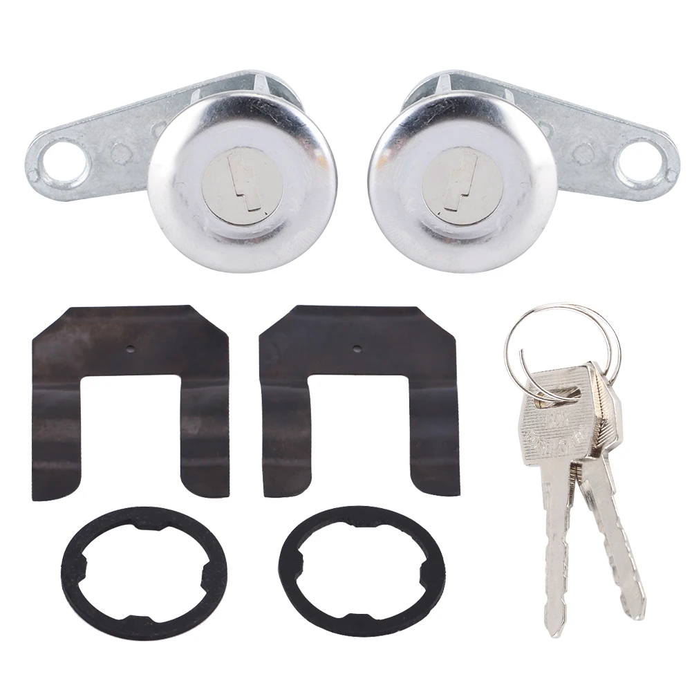 

2Pcs Car Door Lock Cylinder Set with 2 Keys for Ford 1988-1991 Mercury 1990