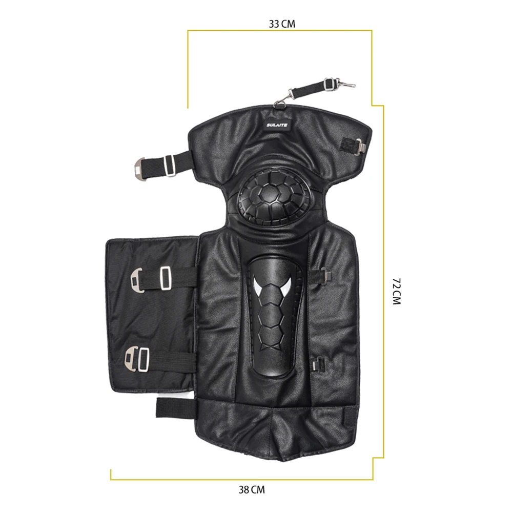 

GT-1203/04 Motorcycle Winter Knee Pad PU Leather Windproof Waterproof Thermal Kneepad Leg Protector for Motorbike Scooter E-Bike