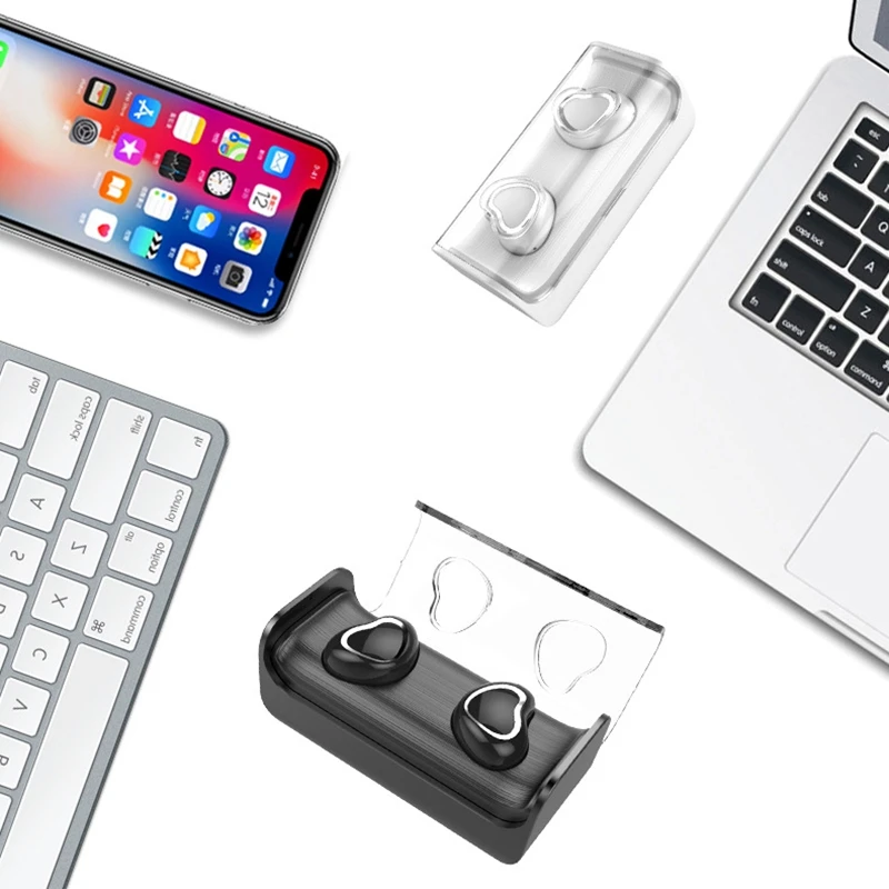 Tws 7 Plus мини беспроводные Bluetooth 5 0 наушники спортивные с зарядной подставкой