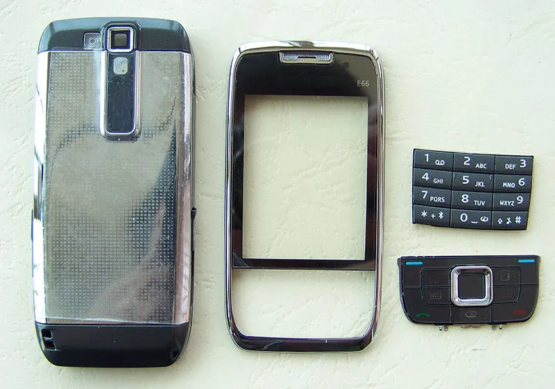 Новый чехол с полным корпусом и клавиатурой для Nokia E66|Корпусы рамки мобильных