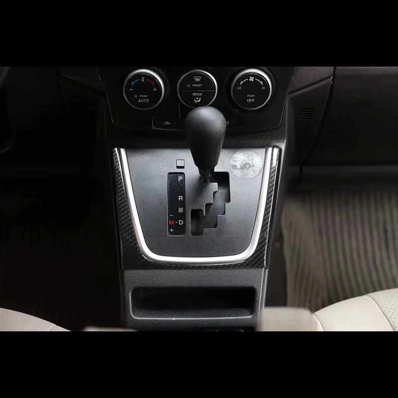 Для Mazda 5 2011 2013 левосторонний привод 1 шт. углеродное волокно ABS ручка переключения
