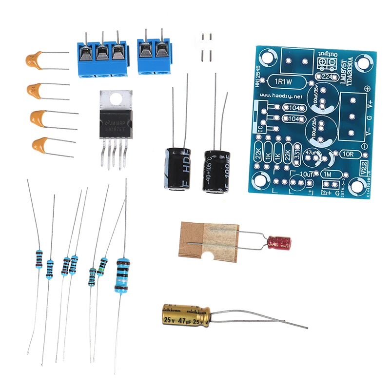 LM1875T PCB моно бум уровень мощности 30 Вт усилитель плата динамика производство DIY
