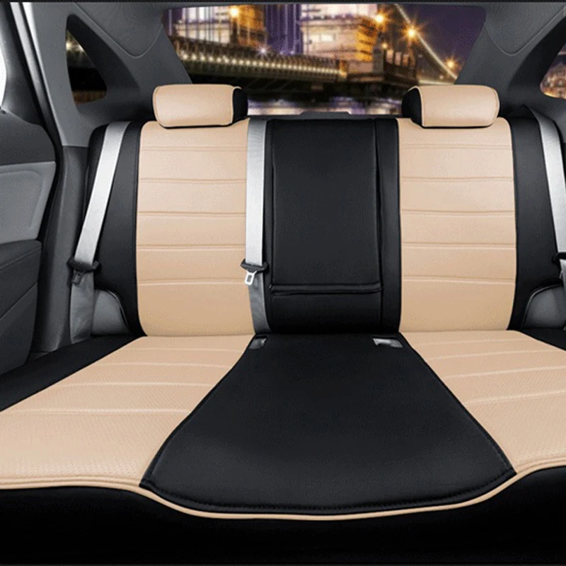 Чехлы на сиденья CARTAILOR для land rover freelander 2 черные чехлы из искусственной кожи