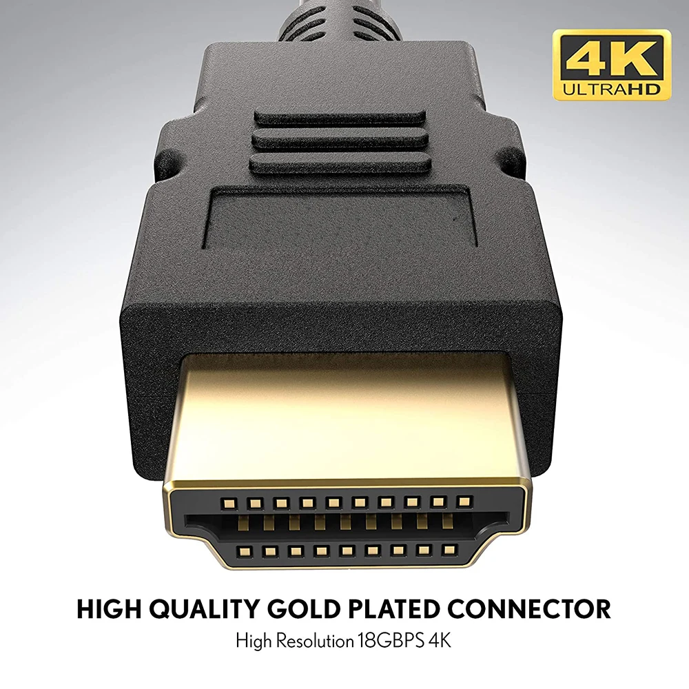 Высокоскоростной кабель совместимый с HDMI 1 м 2 3 5 7 15 20 видеокабели 4K/60 Гц 4 1080P 3D