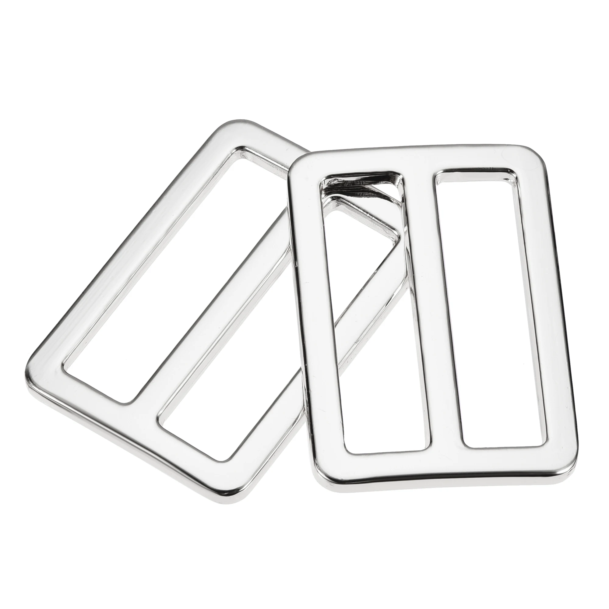 

Uxcell 31,5 мм (1,24 ") плоский металлический скользящий ремешок Регулируемая пряжка Серебряный тон 10 шт